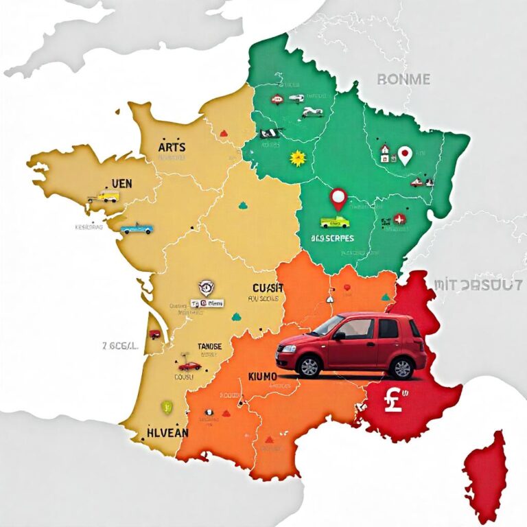 Quelles sont les régions où les tarifs des assurances auto atteignent des sommets ?