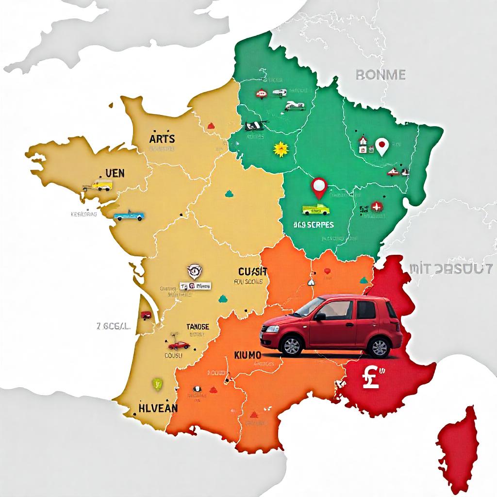 Quelles sont les régions où les tarifs des assurances auto atteignent des sommets ?