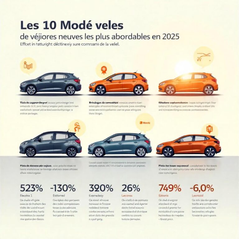 les 10 modèles de voitures neuves les plus abordables en 2025
