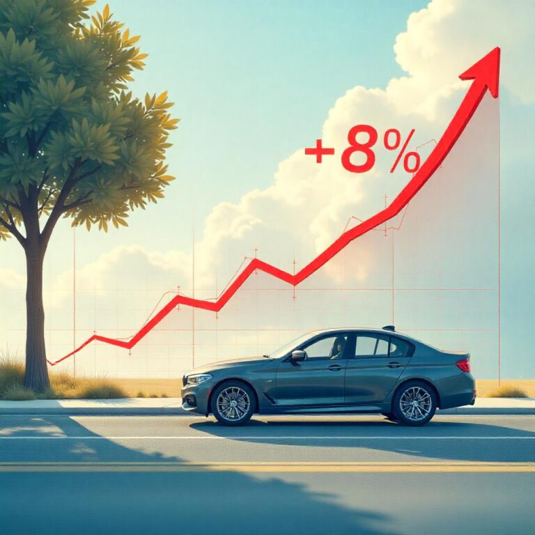 L’évolution des coûts : une hausse de 8 % des assurances auto prévue en 2024